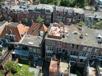 Luchtfoto dakterras Groningen